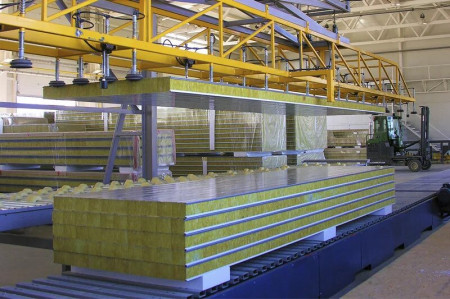 Строительство цеха по производству минераловатных «Сэндвич-панелей»