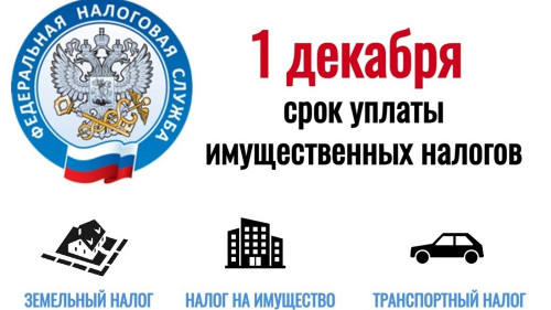 УФНС России по Ростовской области напоминает "Уплатите имущественные налоги и НДФЛ не позднее 2 декабря 2024 года"