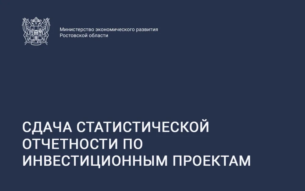 Своевременная сдача статистической отчетности по инвестиционным проектам - не просто формальность, а ключевой элемент нашего общего успеха