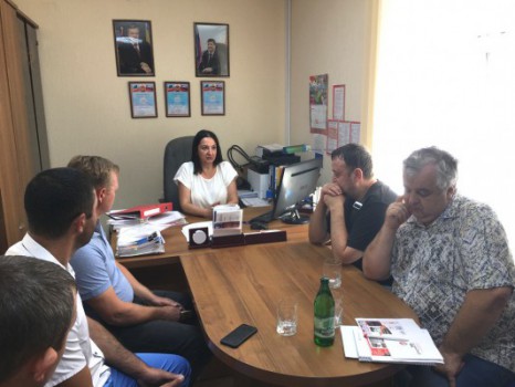 Рабочая встреча с предпринимателями района