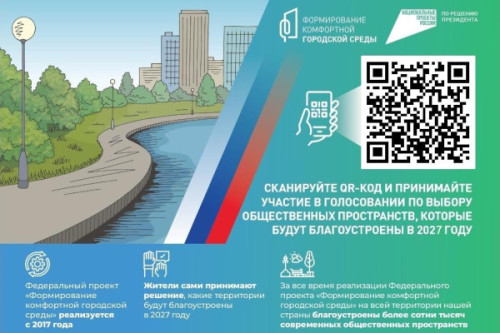 Октябрьский район — в пятерке лидеров голосования за объекты благоустройства