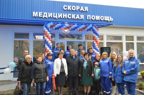 Состоялось открытие модульного здания скорой медицинской помощи