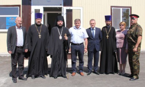Открытие центра реабилитации в х. Маркин Октябрьского района