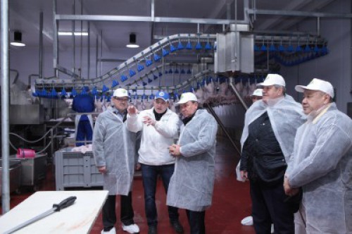 Председатель Законодательного Собрания с рабочей поездкой на мясоперерабатывающий комплекс ГК «Евродон»
