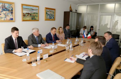 Глава района Е.П.Луганцев принял участие в XI международной сессии в рамках проекта «Италия встречает Ростов и Краснодар»